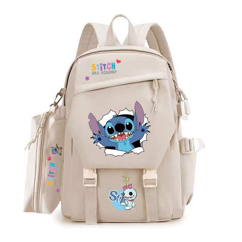Stitch Pencil Large Capacity Trendy Hot Backpacks