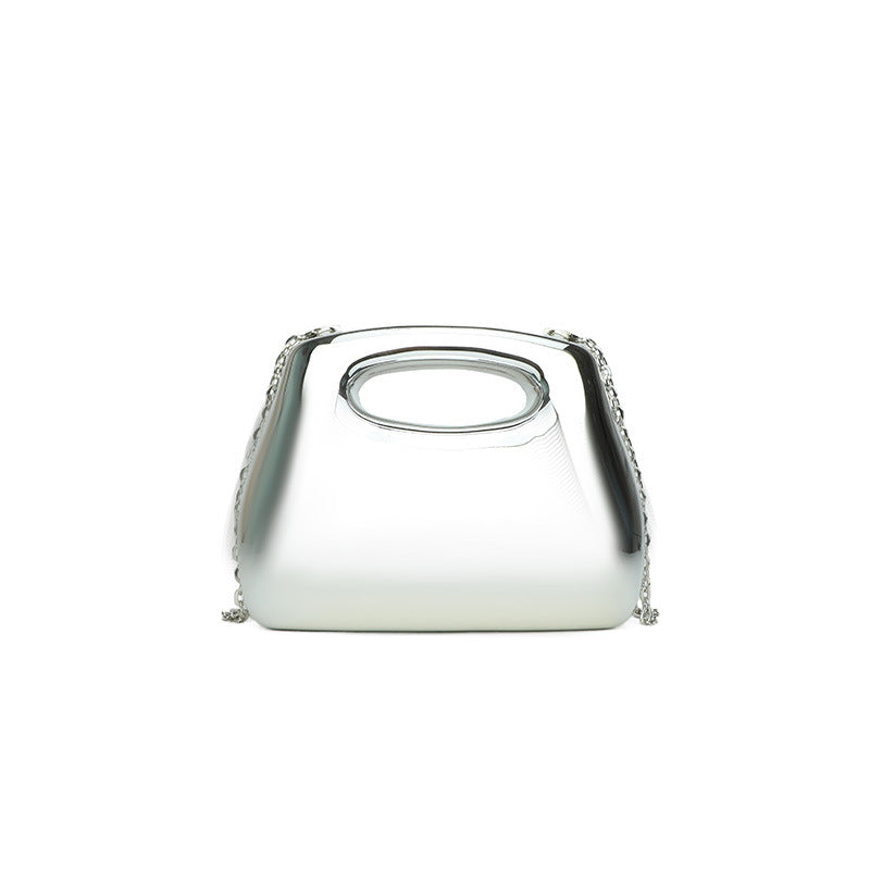 Women's Glossy Acrylic Box Candy Color Western Style Wrist Shoulder Bags