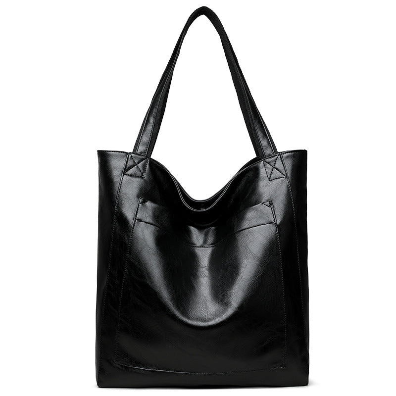 Women's Pocket One Retro Oil Waxed Large Bags