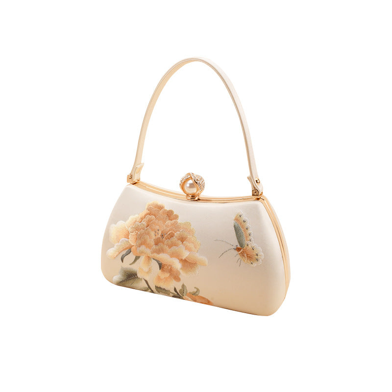 High-grade Su Vintage Design Cheongsam Dress Handbags
