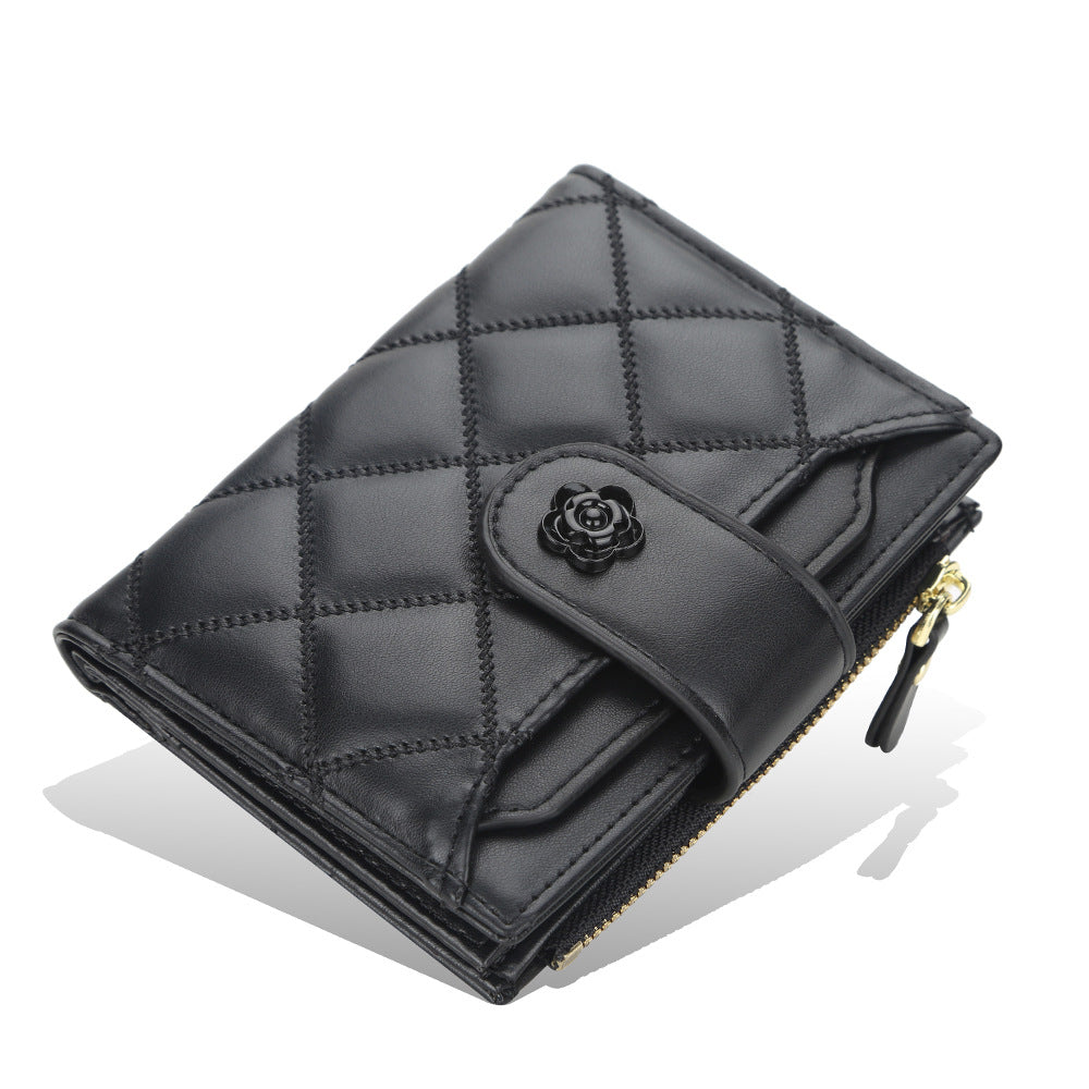 Women's Without Short Vertical Zipper For Card Holder