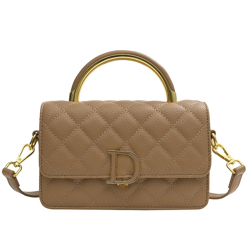 Women's Fashion Diamond Embroidery Thread Design Trendy Bags