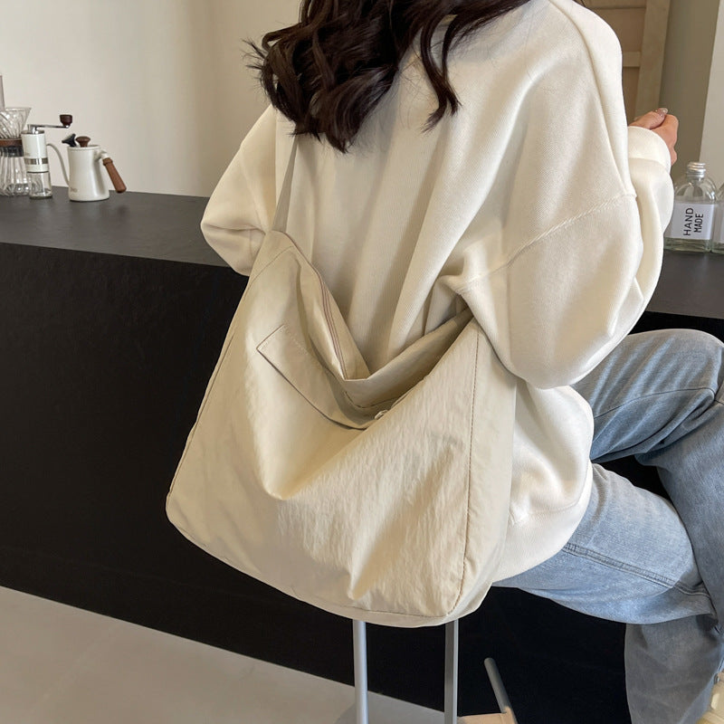 Women's Capacity Commuter Simple Nylon Canvas For Bags