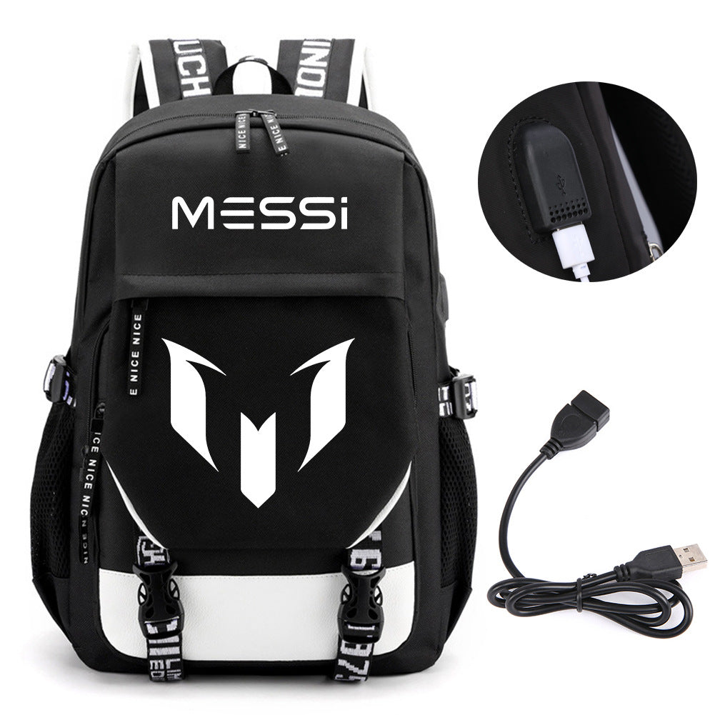 Football Peripheral Fashion Korean Style Youth Backpacks