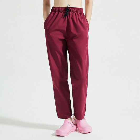 Nurse Elastic Waistband Tether Dental Dentist Pants