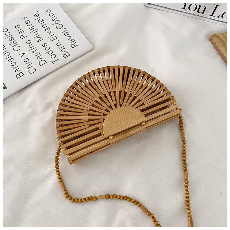 Women's Fashion Fresh Straw Hollow For Shoulder Bags