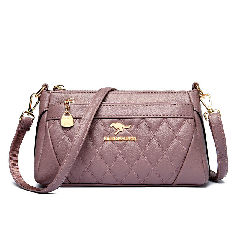Women's Stylish Diamond Check Fashion Mom Shoulder Bags