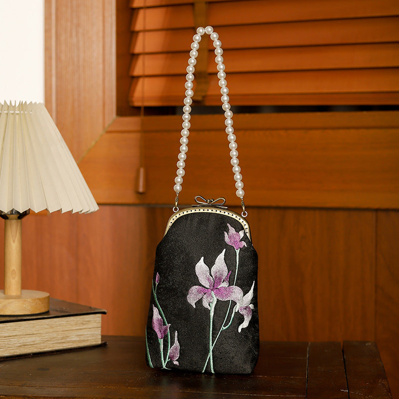 Quiet Embroidered Ancient Style Cheongsam Banquet Handbags