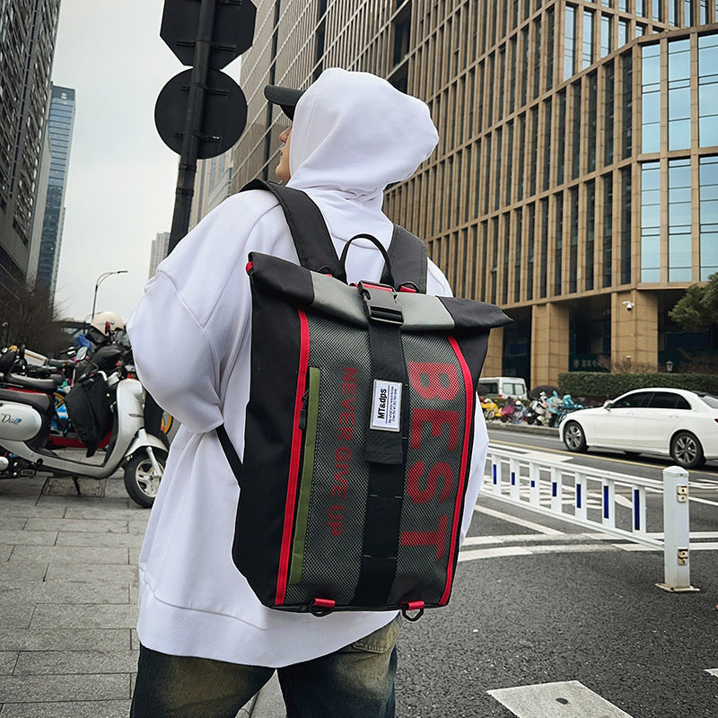 Fashion Unisex Leisure Personalized Contrast Color Backpacks