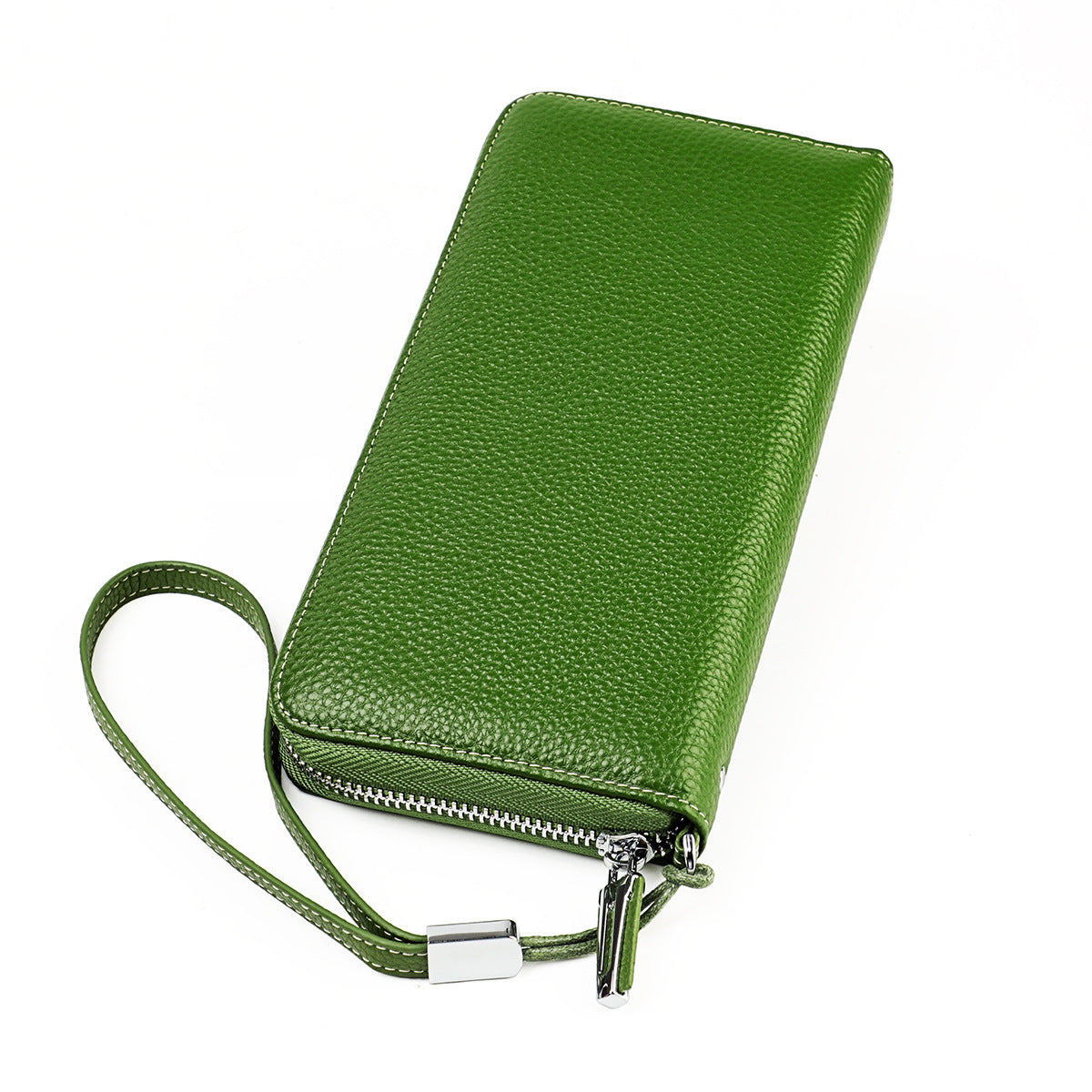 Women's Capacity Long Top Layer Cowhide Multi Ladies Wallets