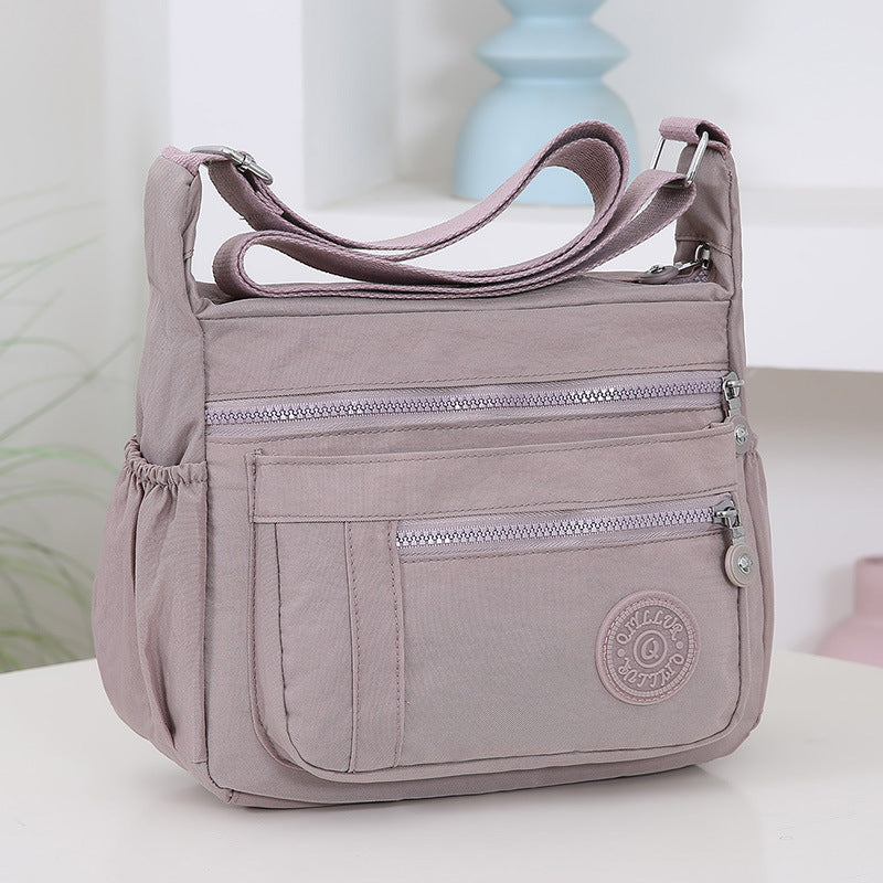 Women's Korean Style Nylon Canvas Large Capacity Travel Bags