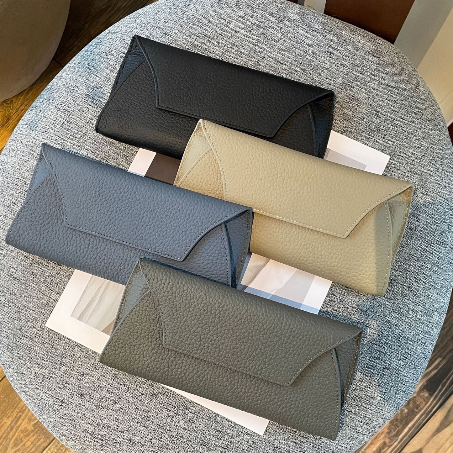 Women's Genuine Leather Niche Design Simple First Ladies Wallets