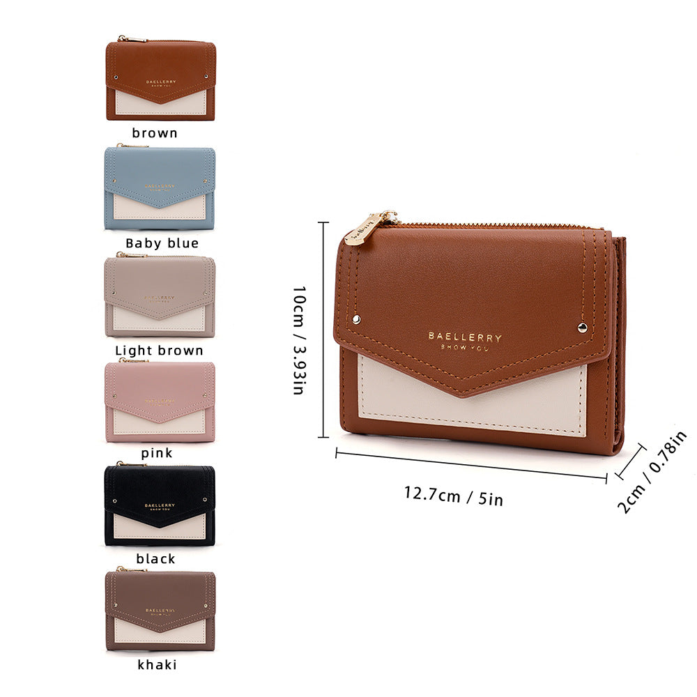 Women's Short Fashion Korean Multi Slots Ladies Wallet