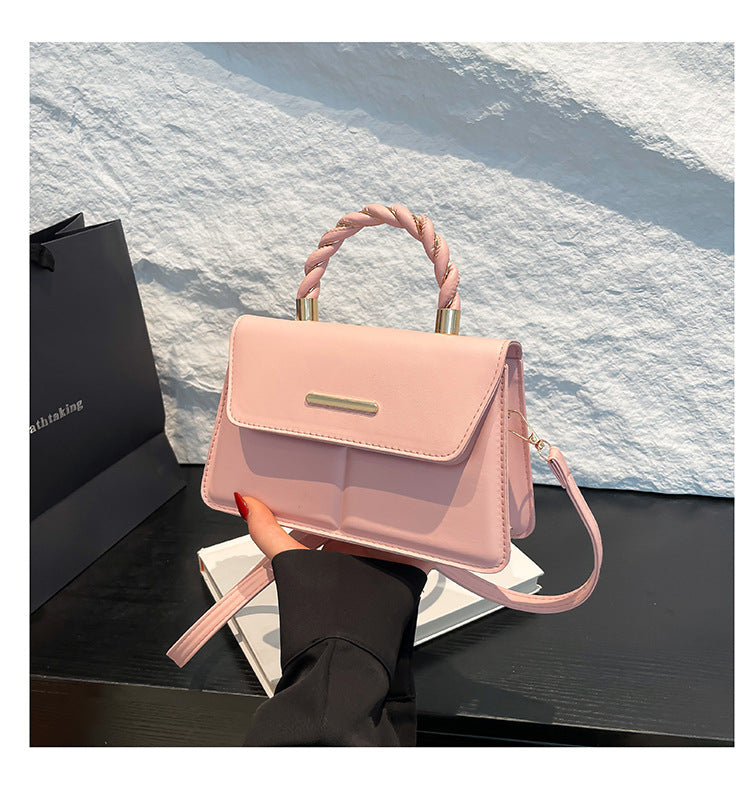 Women's Beautiful Solid Color Popular Western Style Women's Shoulder Bag