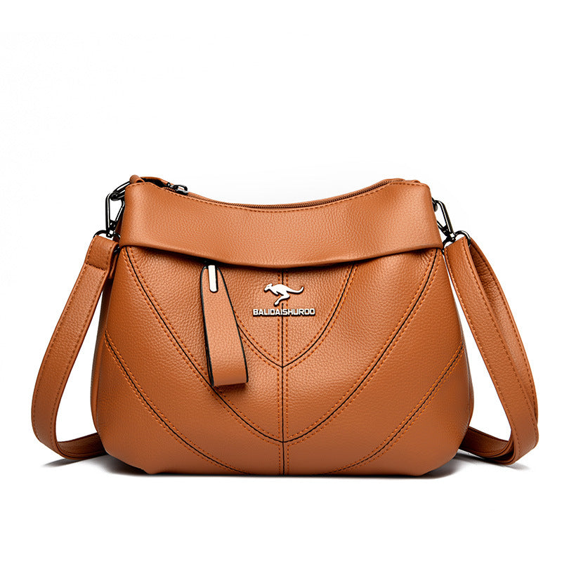 Women's Fashion Large Capacity Mom Stitching On Crossbody Bags