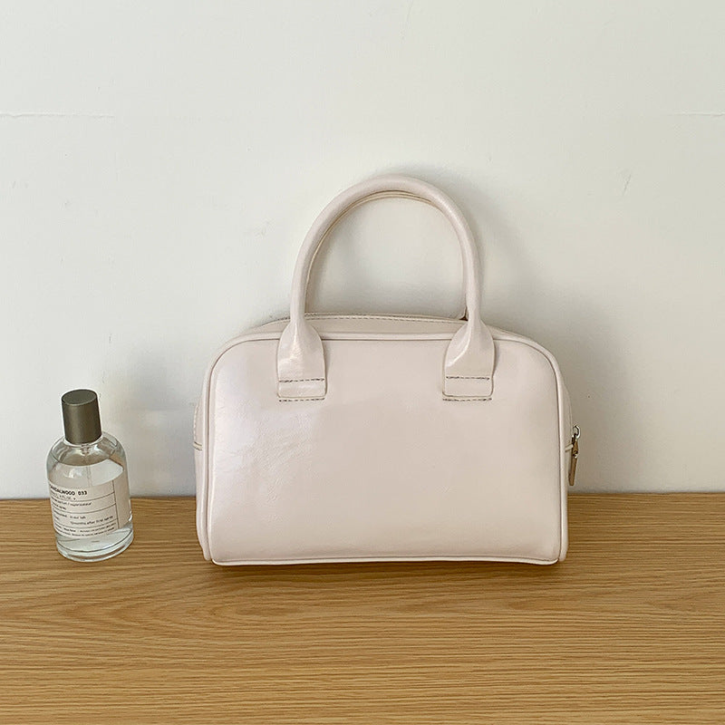 Korean Style Simple Red Advanced Fashion Handbags