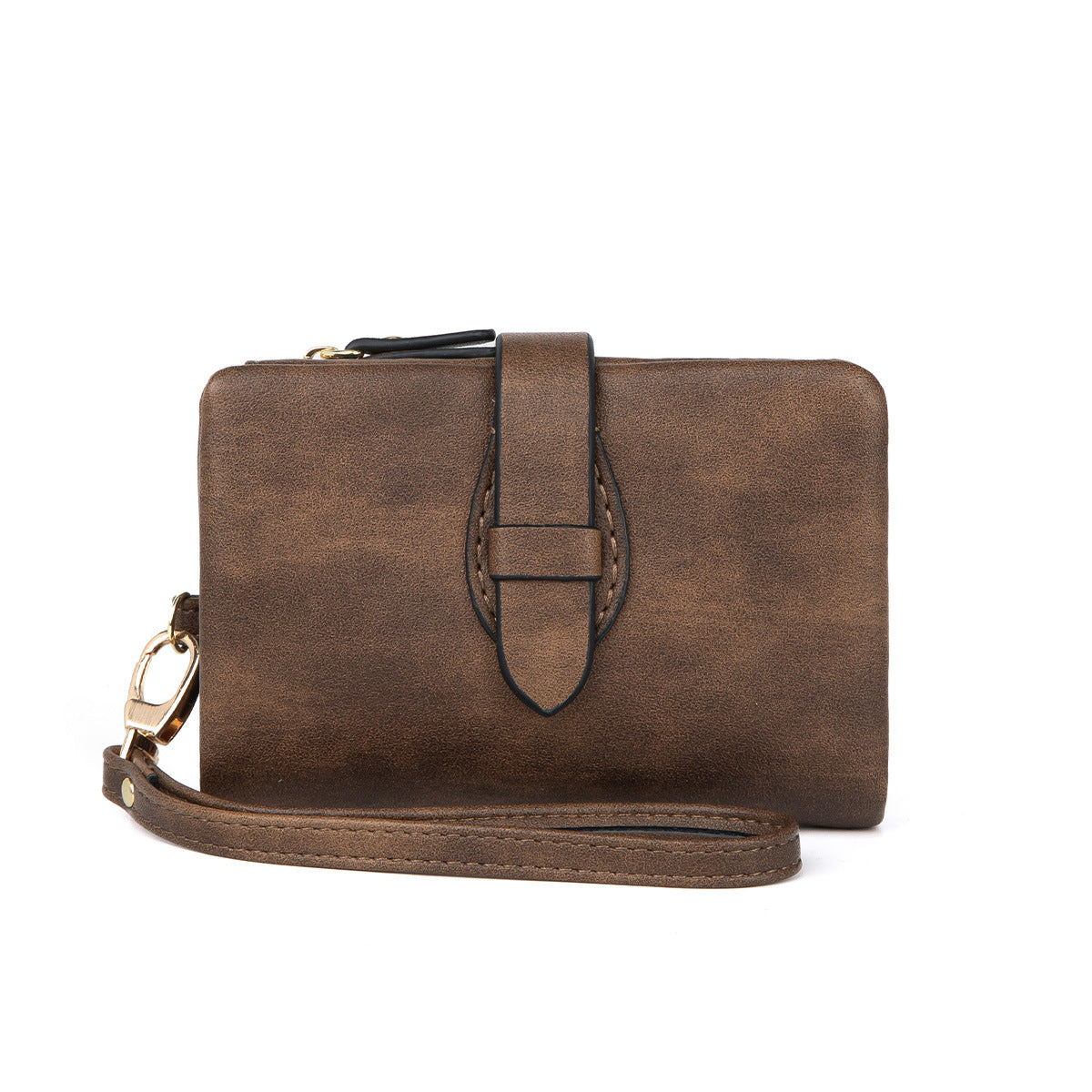 Women's Off Short Style Retro Fashion Zipper Ladies Wallet