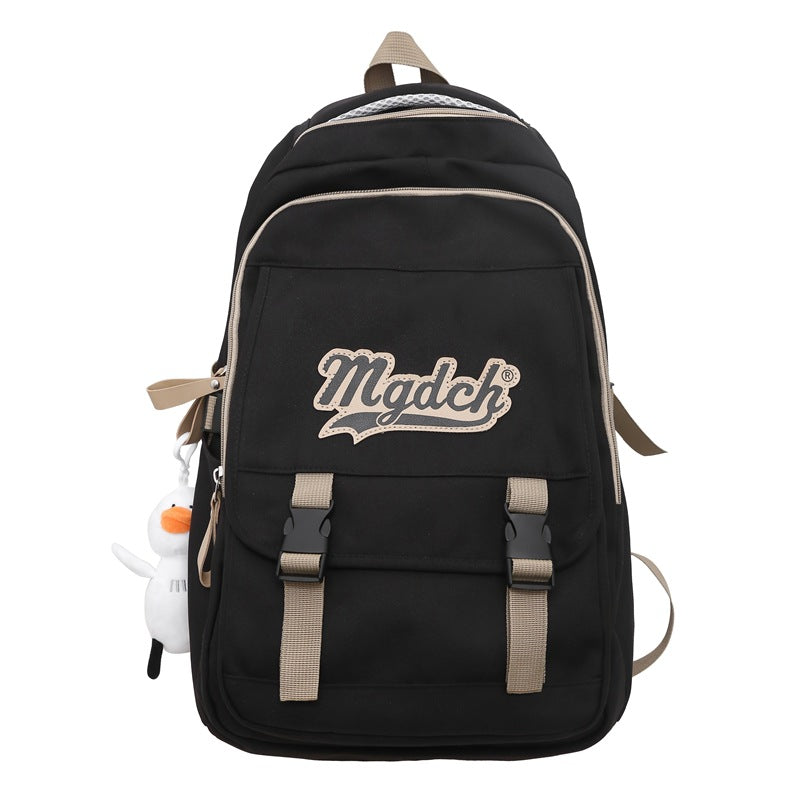 Men's Korean Junior High Large Capacity Burden Middle School Students' Schoolbags
