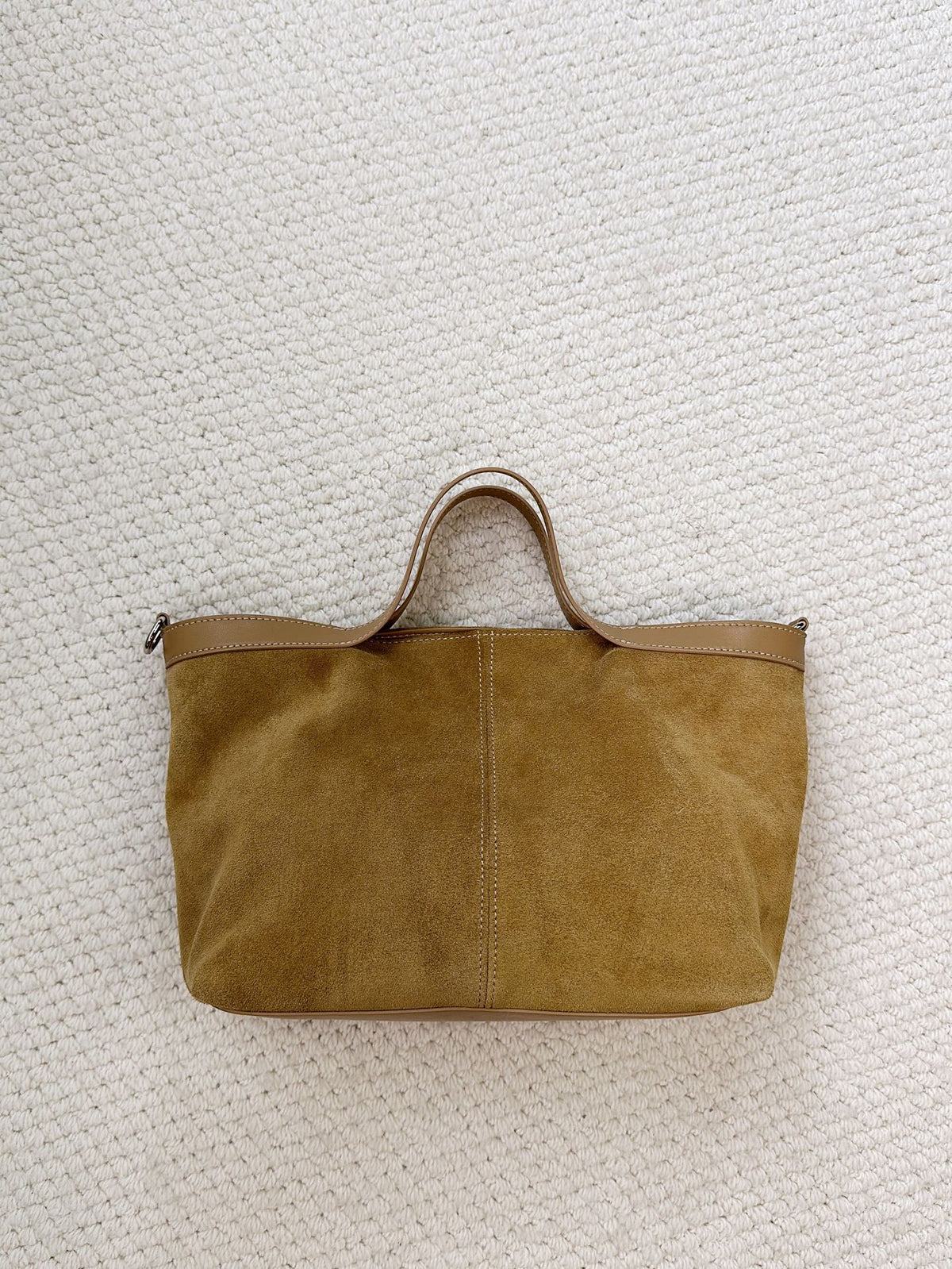 Women's Niche Frosted Cowhide Idle Style Retro Handbags