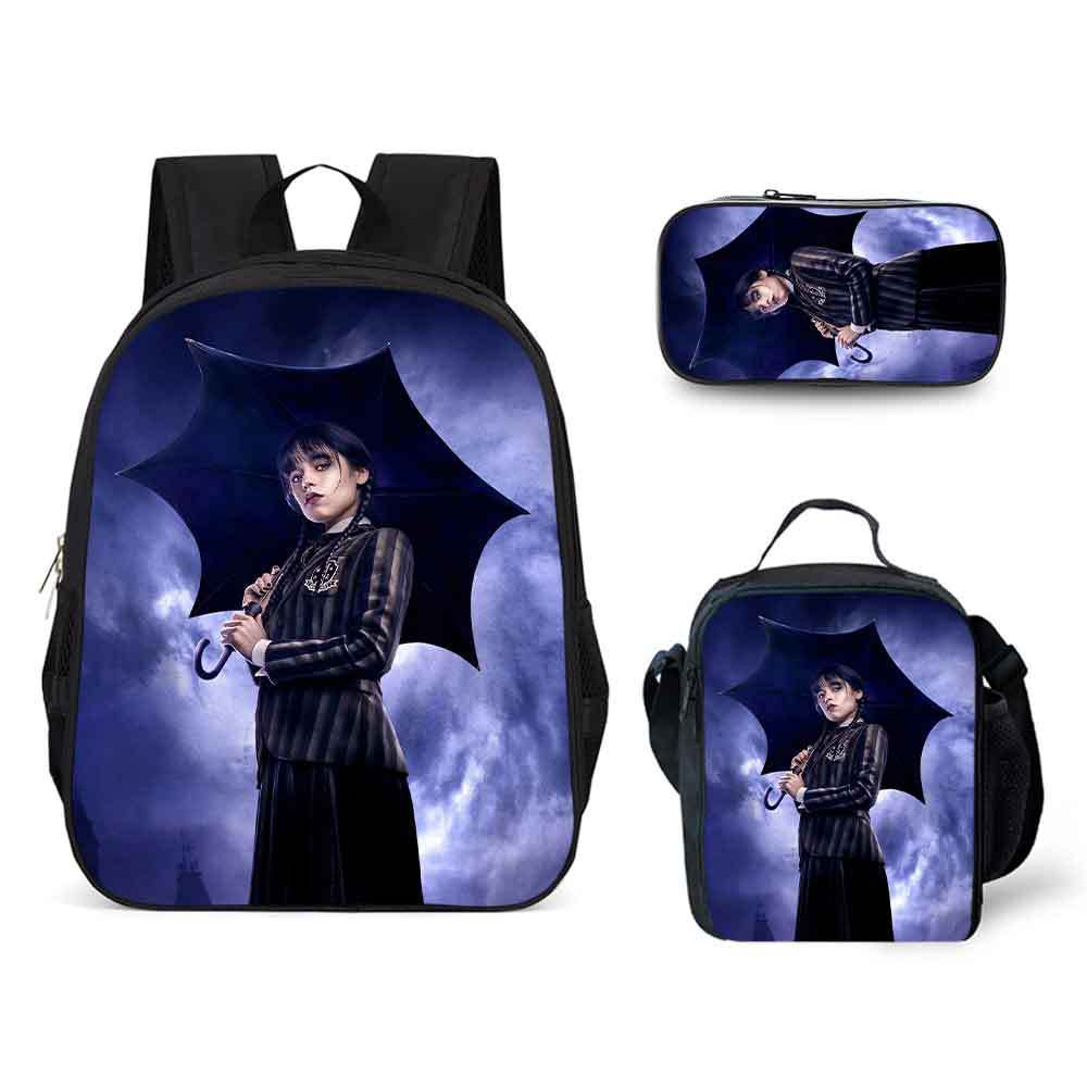 Children's Primary Pencil Lunch Three-piece Set Elementary School Students' Schoolbags