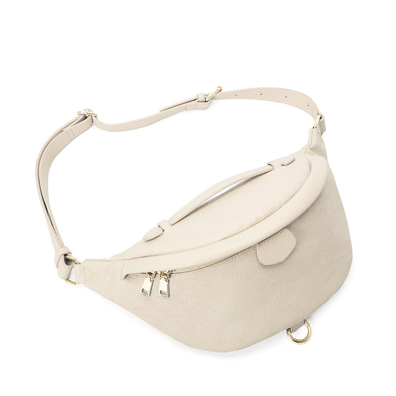 Women's & Men's & Fashion Embossing Back Large Capacity Waist Packs