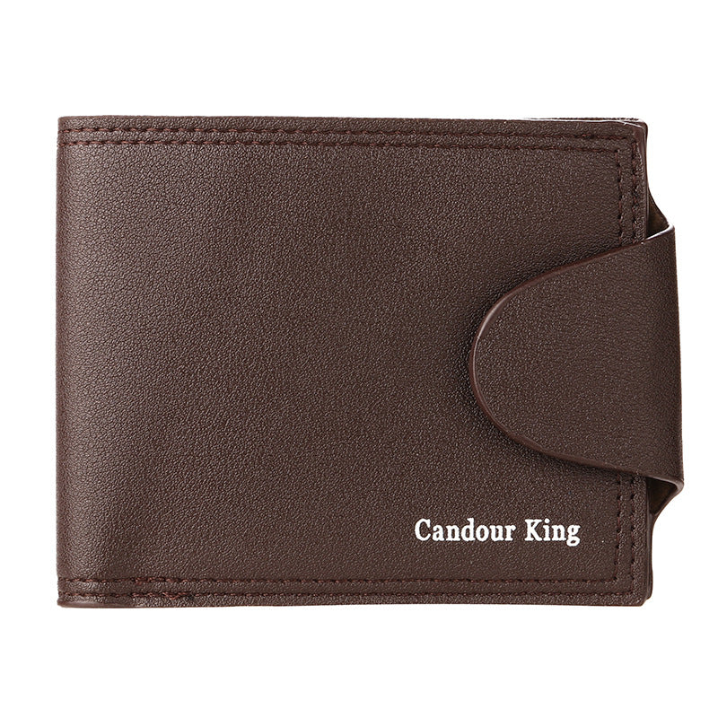 Men's Short Simple College Trendy Unique Soft Card Holder