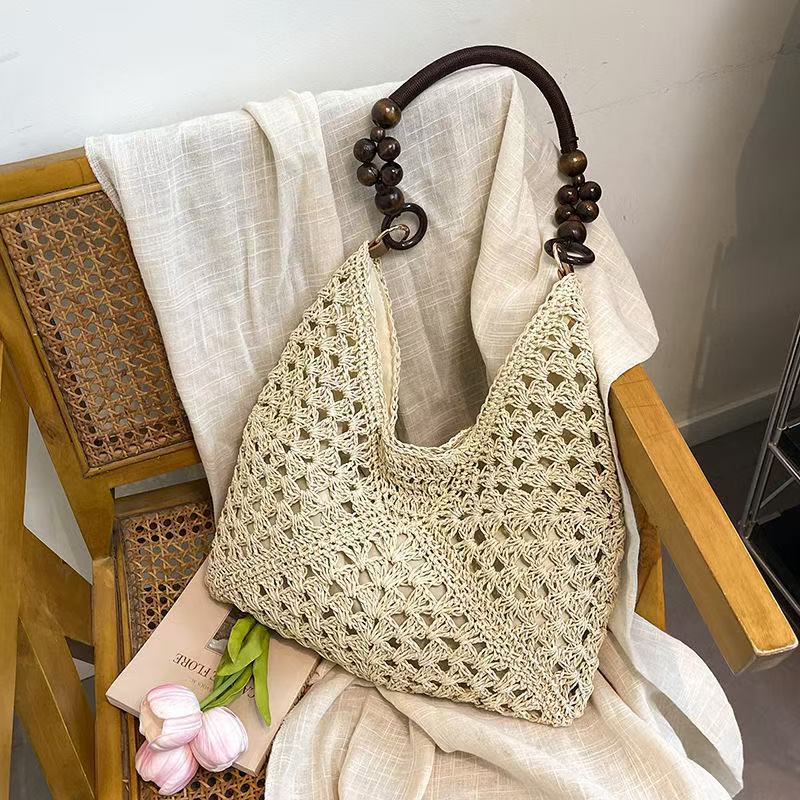 Women's Large Capacity Woven Fashion Straw Leisure Bags