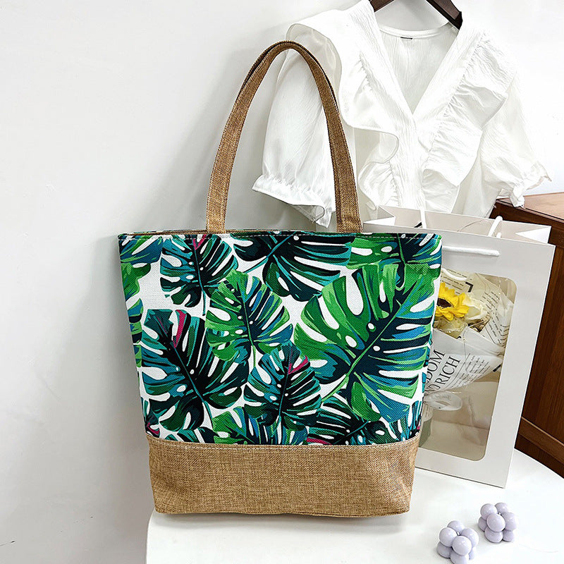 Women's Portable Simple Hot Printed Pattern Craft Large Women's Shoulder Bag