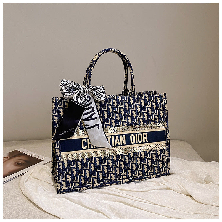 Light Luxury Large Capacity Embroidered For Shoulder Bags