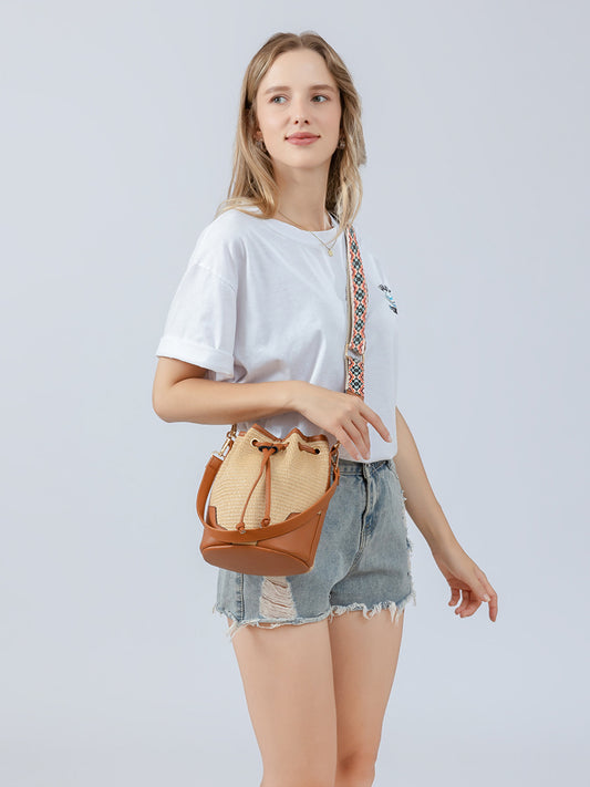 Women's Straw Woven High Sense Niche Shoulder Bags