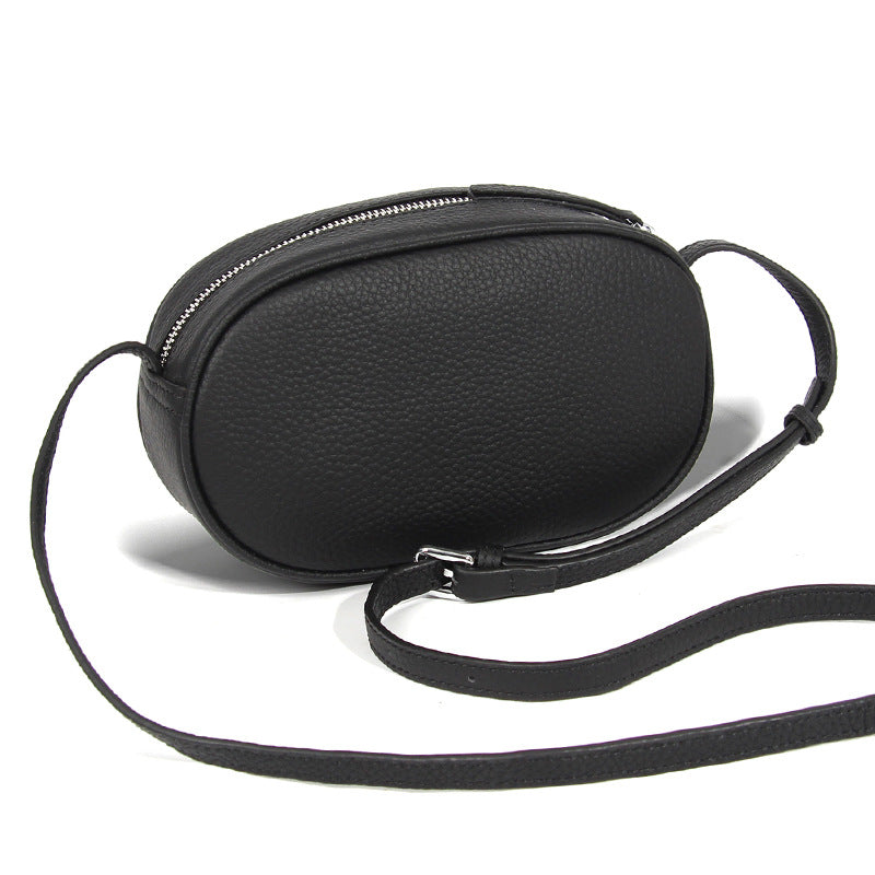 Women's Top Layer Cowhide Fashionable High-grade Large Capacity Simple Women's Messenger Bag