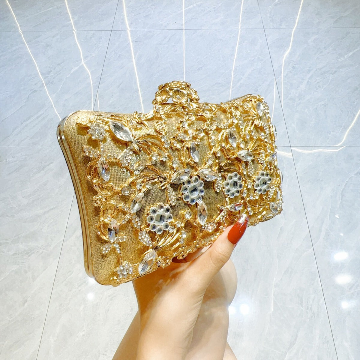 Light Luxury Dinner Clutch Banquet Portable Bucket Bags