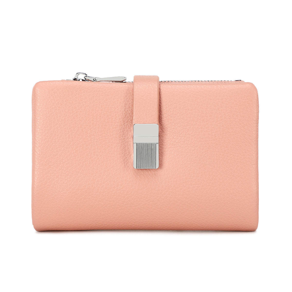 Women's Short Soft Leather Fashion Simple Large Ladies Wallet