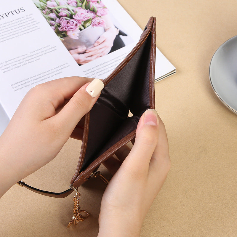 Women's Simple Short Three-fold Zero Fashion Ladies Wallet