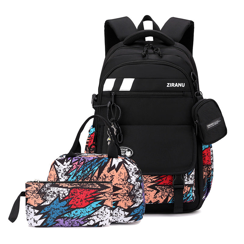 Men's Natural Fish Primary Lightweight Large Capacity Backpacks