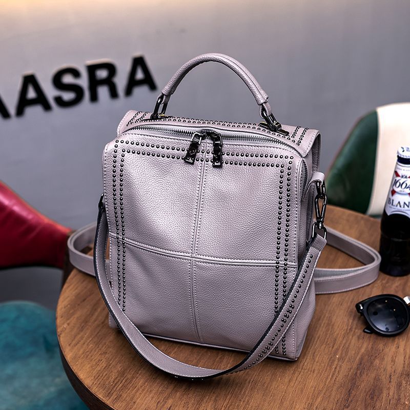 Women's Stylish Leather Korean Style Versatile Cowhide Bags