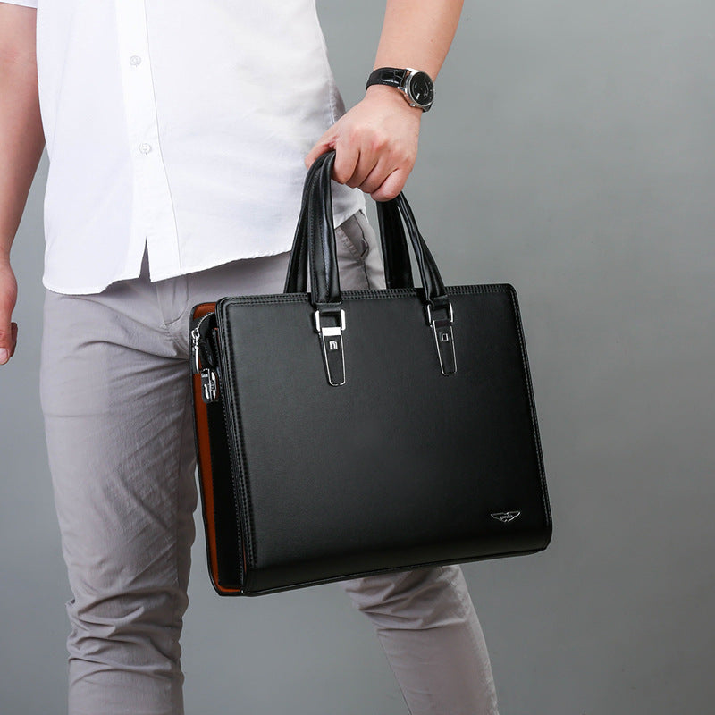 Men's Business Single Trendy Password Computer Official Men's Briefcases