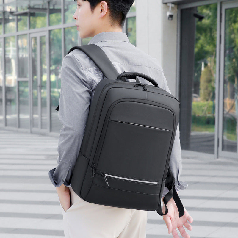 Men's Waterproof Fabric Business Stylish Versatile Computer Backpacks