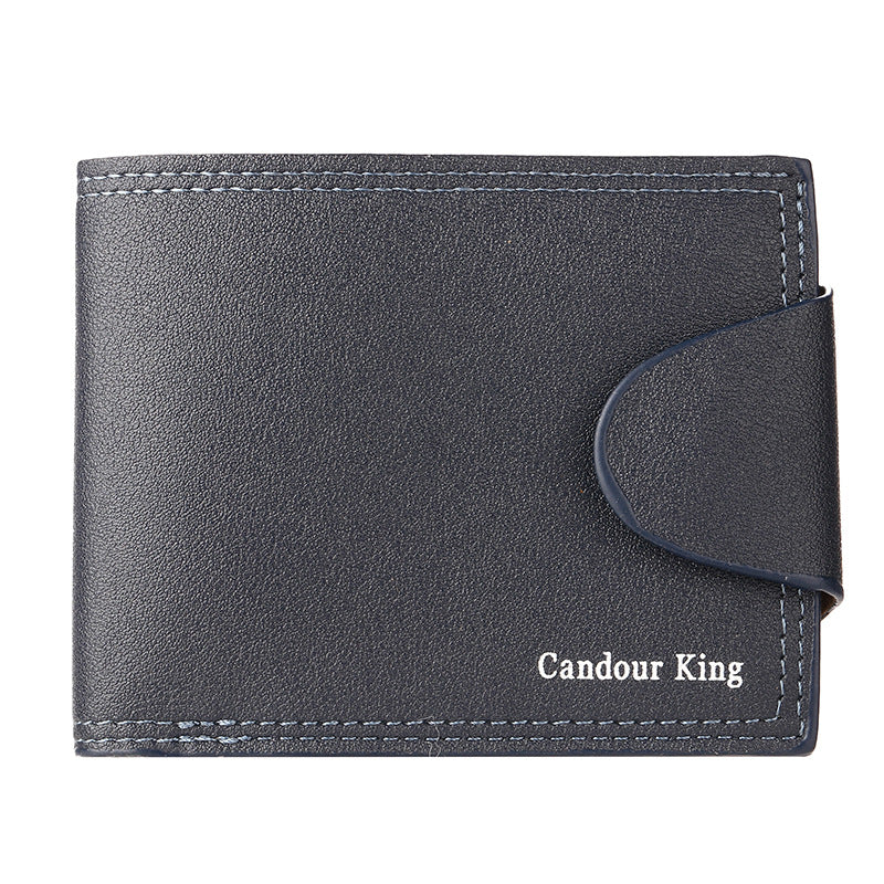 Men's Short Simple College Trendy Unique Soft Card Holder