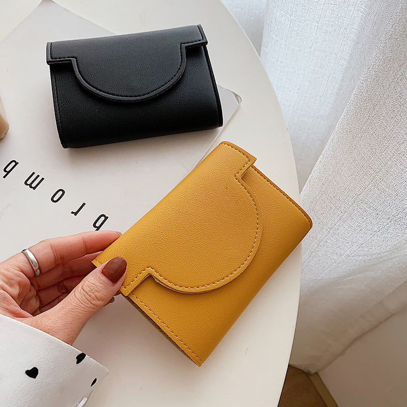 Women's Simple Short Fresh Folding Fashion Card Holder