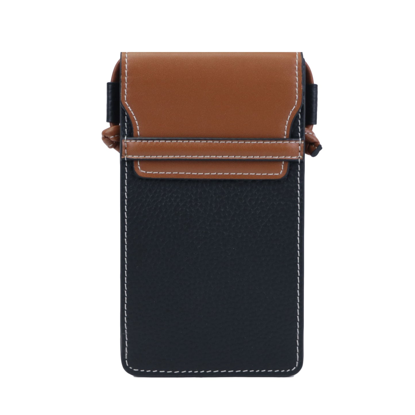 Real Leather Simple Vertical Single Mobile Female Fashion Phone Bags