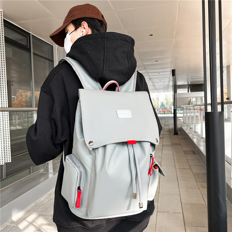 Men's Trendy Large Capacity Waterproof Computer Early Backpacks