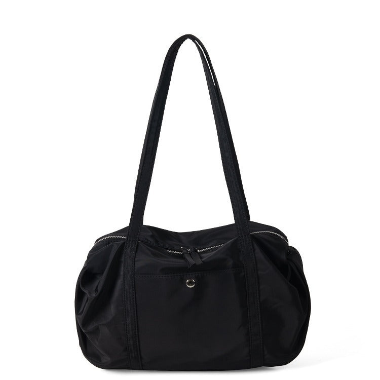 Women's Korean Niche Design Sier Underarm Simple Tote Bags