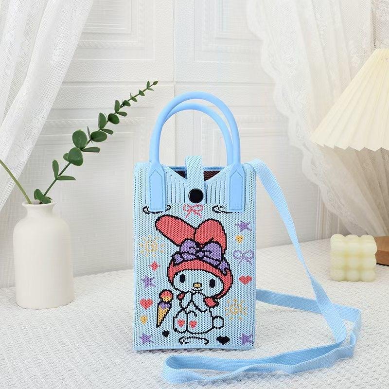Mobile Versatile Personality Cartoon Cute Lady Hand Bags