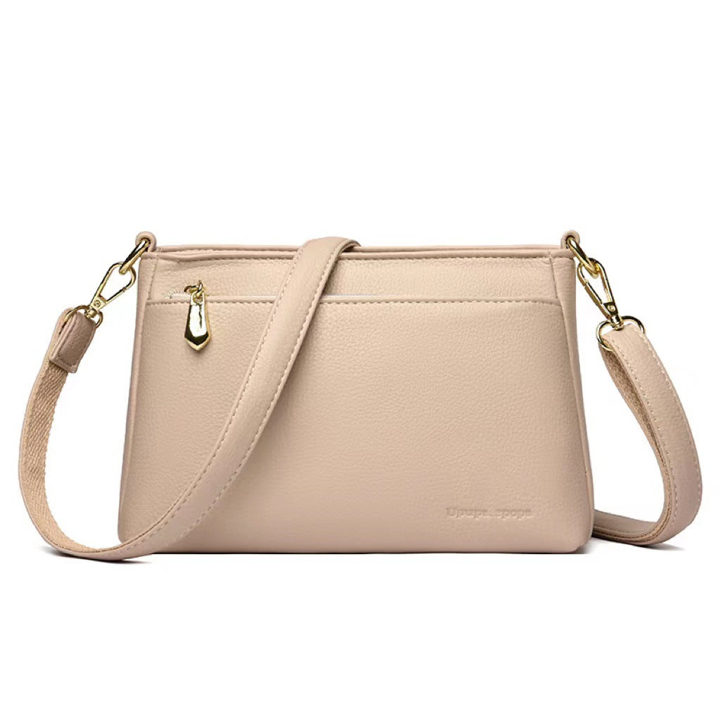 Women's Fashionable Simple Lady Mom Solid Color Bags