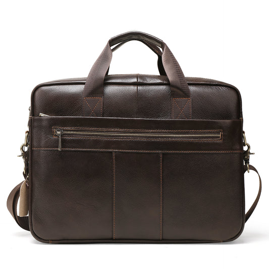 Men's Genuine Leather Vintage First Layer Cowhide Men's Handbags