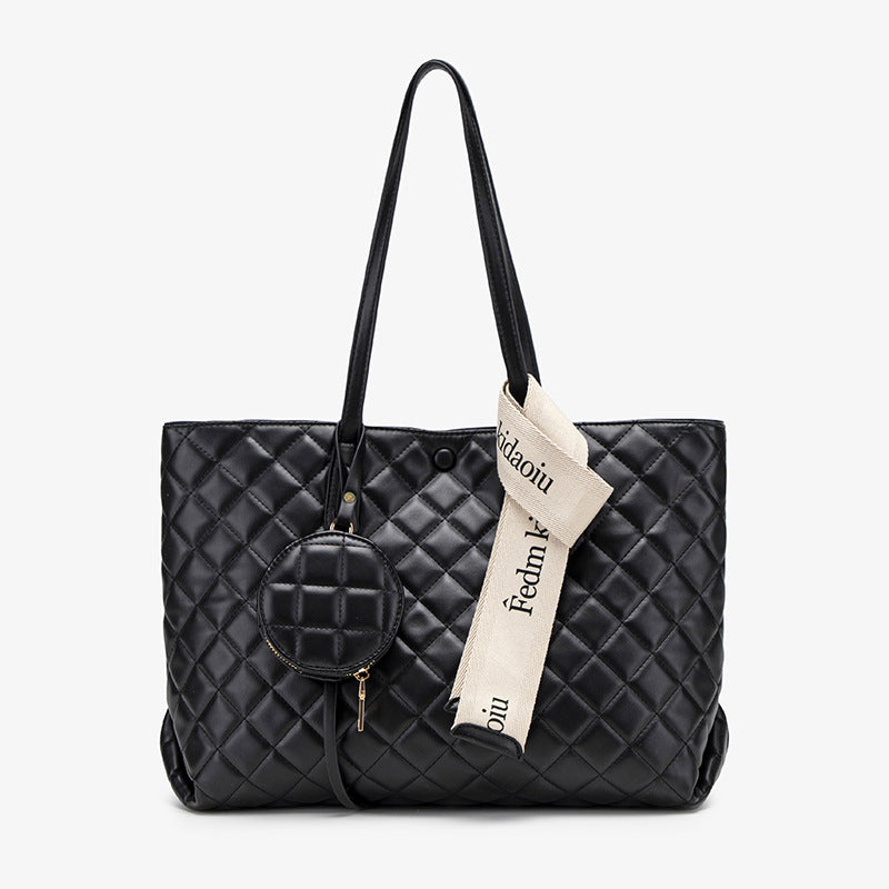 Commuter Texture Large Capacity Everyday Joker Shoulder Bags