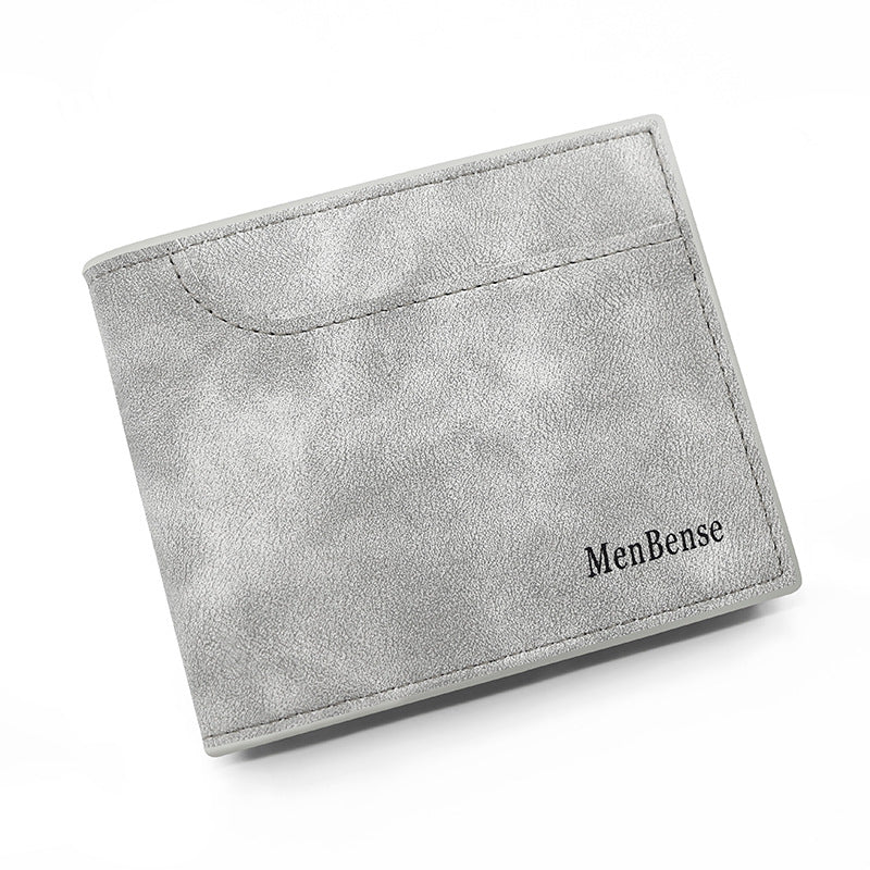 Men's Short External Pocket Large Capacity Multiple Slots Men's Wallet