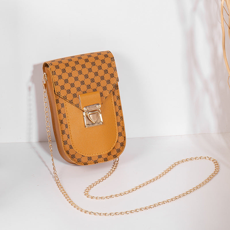 Comfortable Women's Fashion Retro Chain Mobile Bags