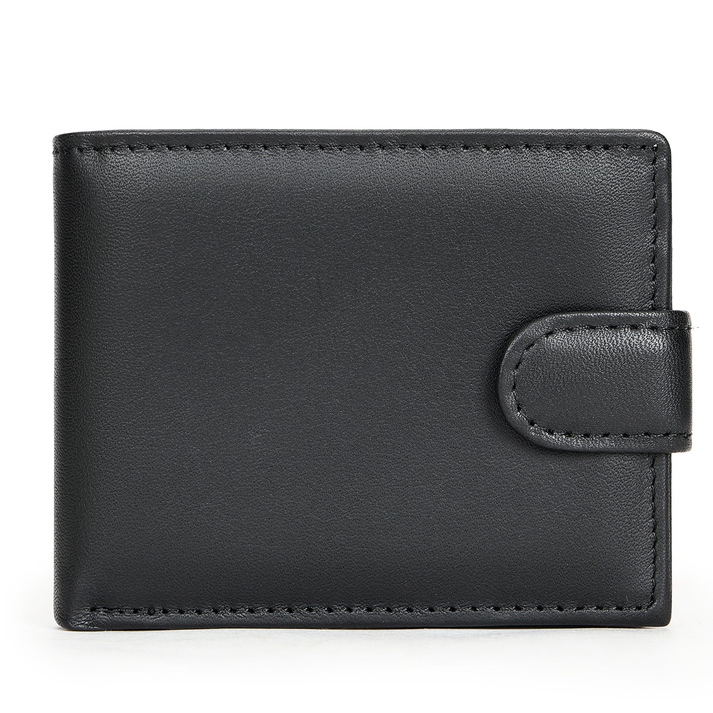 Men's Cowhide Multi Slots Genuine Leather Short Men's Wallets